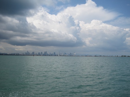 De Skyline van Panama City 